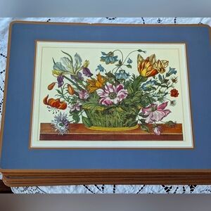Set #1: Vintage Pimpernel "Floral Array" Placemats, set of 4